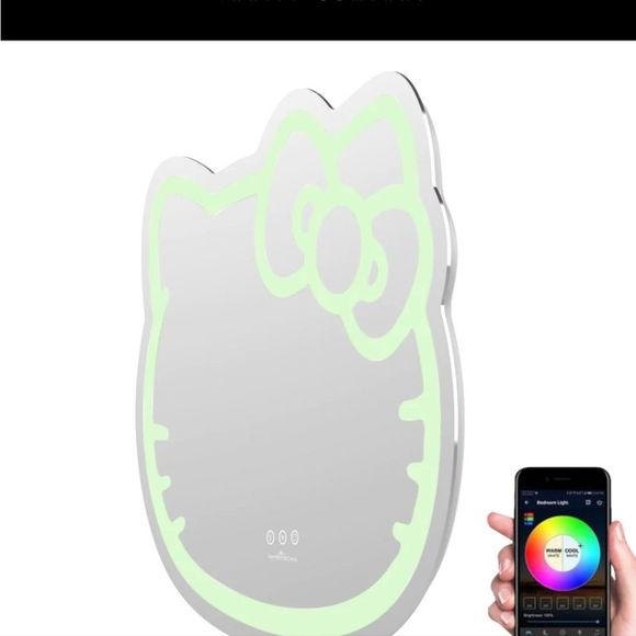 Impressions Hello Kitty Smart Wi-Fi LED Wall Mirror - Picture 9 of 15
